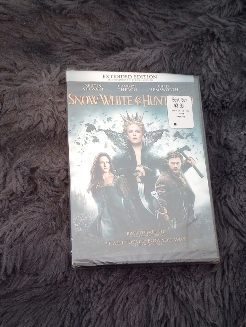 Snow White and the Huntsman (Extended Edition) DVD - Blue/Grey Cover